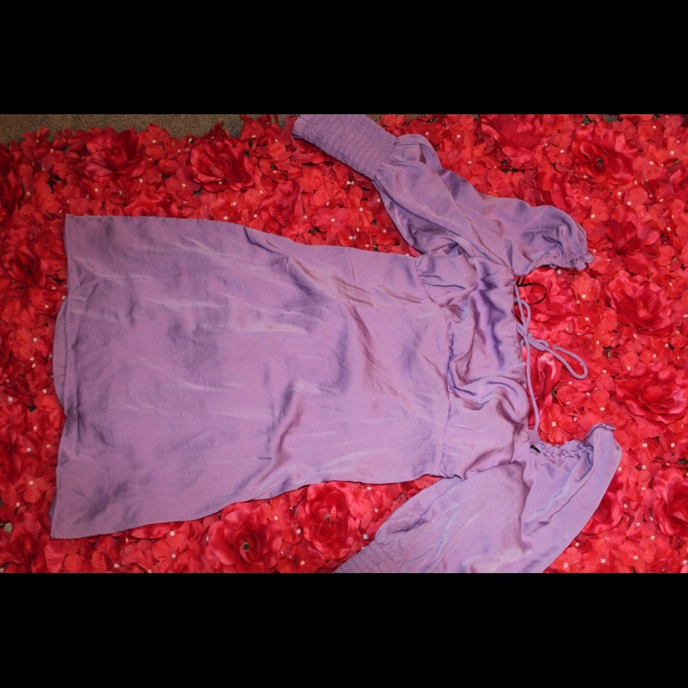 Lavender flowing dress